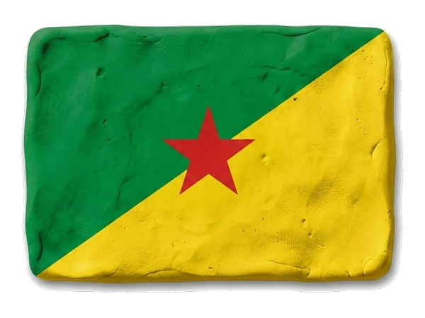 eSIM Guyana Francesa claymotion