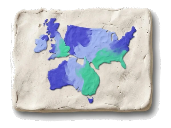 eSIM AUKUS 3 Países claymotion